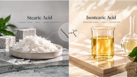 Isostearic Acid vs Stearic Acid: Differences for Formulators